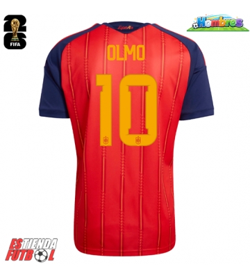 España Dani Olmo #10 Primera Equipación Mundial 2026 Manga Corta España Dani Olmo #10 Primera Equipación Mundial 2026 Manga Corta